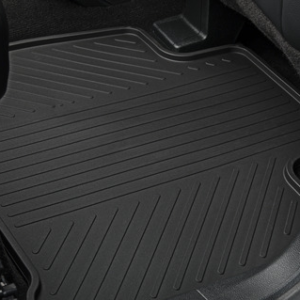 Tepih, gumiran zadaj, črn